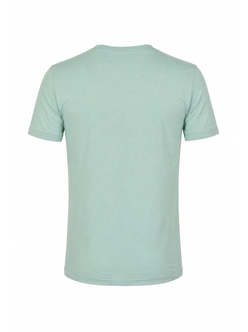 T-shirt in cotone con logo Pony Verde acqua POLO RALPH LAUREN | 710671438507